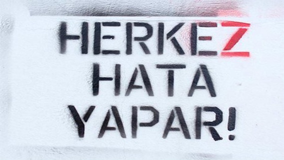 Hatasız kül olmaz.