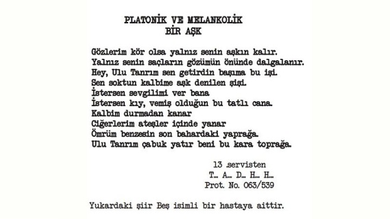 Platonik ve Melankolik Bir Aşk