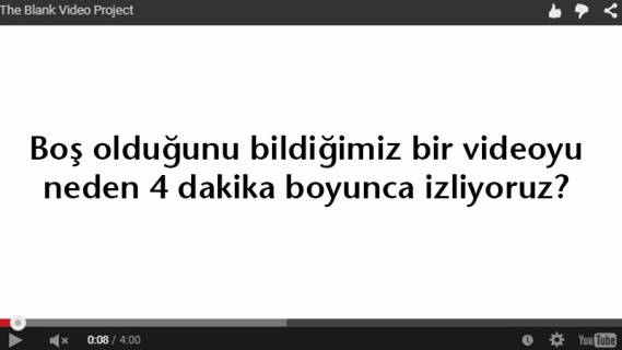 Boş Video YouTube'da Ne kadar İzlendi?