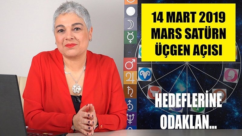 14 Mart’ta Mars Satürn Üçgen Açısı