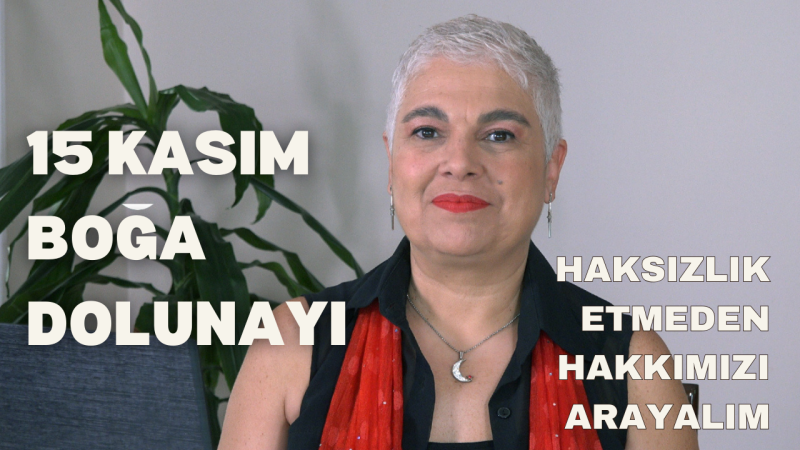 15 Kasım Boğa Burcunda Dolunay