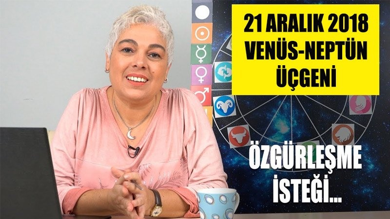 21 Aralık 2018 Venüs-Neptün Üçgen Açısının Etkileri