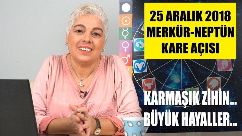 25 Aralık 2018 Merkür-Neptün Kare Açısının Etkileri
