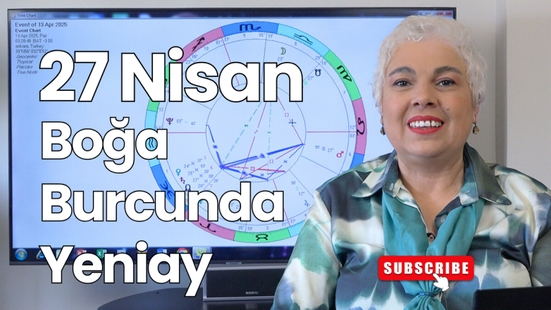 27 Nisan Boğa Burcunda Yeniay